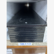 Flat Bar 100mm X 6mm X 4mtrs Black 