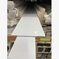 FLAT BAR 120mm X 1.6mm X 4Mtr  WHITE