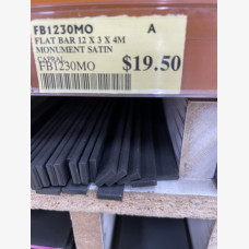 Flat Bar 12mm X 3mm X 4mtrs Monument