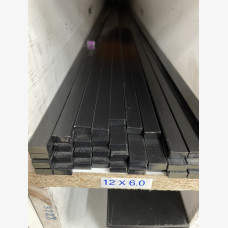Flat Bar 12mm X 6mm X 4mtrs Black