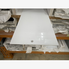 FLAT BAR 150MM X 3MM X 4MTR WHITE