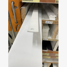 Flat Bar 20mm x 1.6mm x 4Mtr White TX
