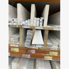FLAT BAR 32mm X 1.6mm X 4Mtr  WHITE
