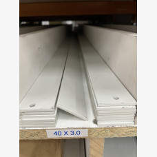 Flat Bar 40mm x 3mm x 4Mtr Surf Mist Matt