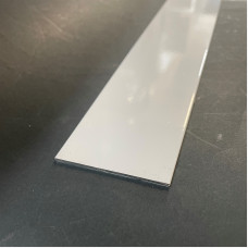 Flat Bar 50mm x 1.6mm x 4Mtrs White