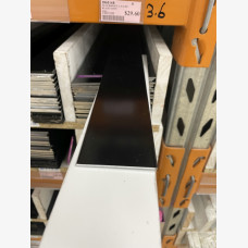FLAT BAR 60mm X 1.6mm X 4Mtr  BLACK SATIN