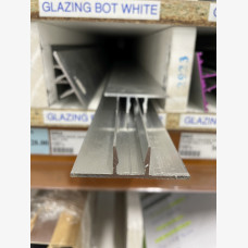 Glazing Channel Back Adaptor Milled 6.5mtrs