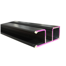 Knotwood Post One-Way 65mm x 25mm x 6Mtr Black Textura