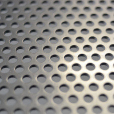 Perforated Mesh Cut Sheet 6.35mm Diameter Holes / Open Area = 40% / 600mm X 1200mm X 3mm Thick