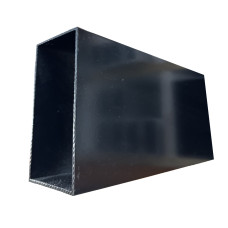 Rect, Hollow Section (RHS) 100mm x 50mm x 1.6mm Black