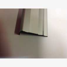 Stair Tread Square Nose 73mm x 29mm 6.1mtr Matt Silver