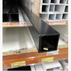 SHS 25mm x 1.6mm x 6.5Mtrs Matt Black