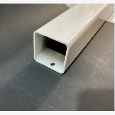 SHS 50mm x 2mm x 6.5Mtrs Radius White