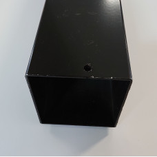 SHS 90 x 2 x 6.5m Radius Black