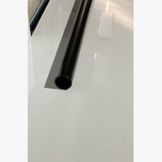 Round Tube 25mm Outside Diameter X 1.6mm X 6.5mtrs Black