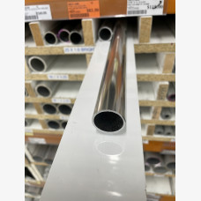 TUBE 25mm X 1.6mm X 6.5Mtr BRIGHT SILVER
